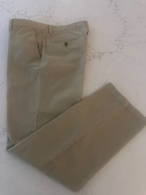 Club Room Khaki Flat Front Chino Pants size 32x32